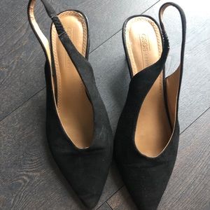 ASOS sling back kitten heel